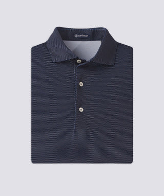 Cyrus Dot Pique Performance Polo - turtleson