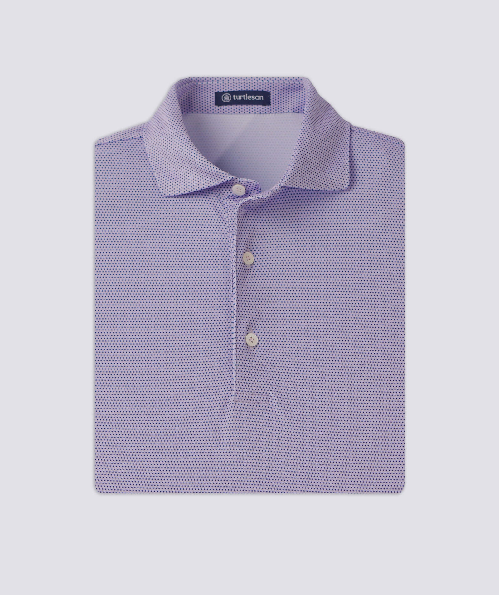 Cyrus Dot Pique Performance Polo - turtleson