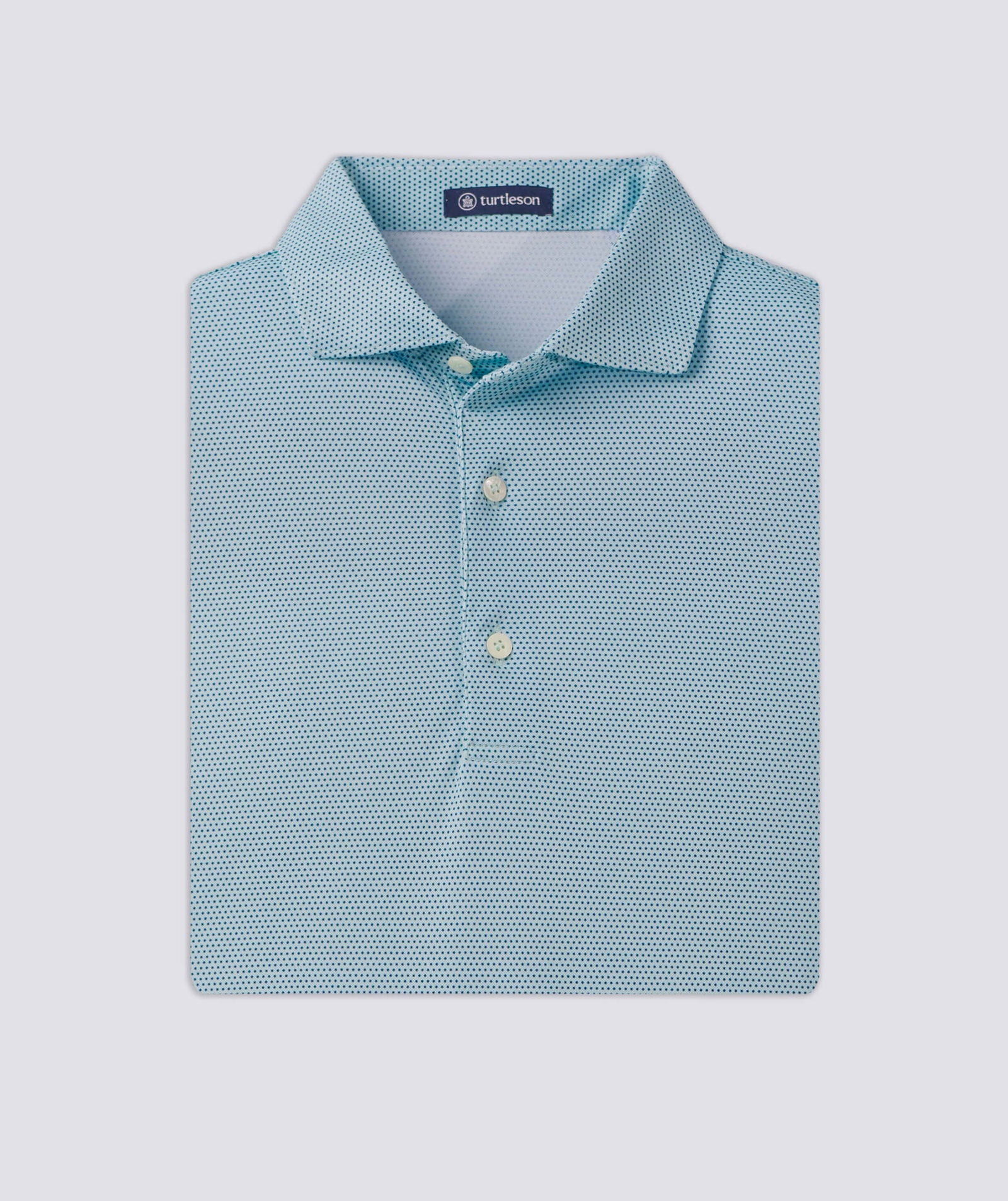 Cyrus Dot Pique Performance Polo - turtleson