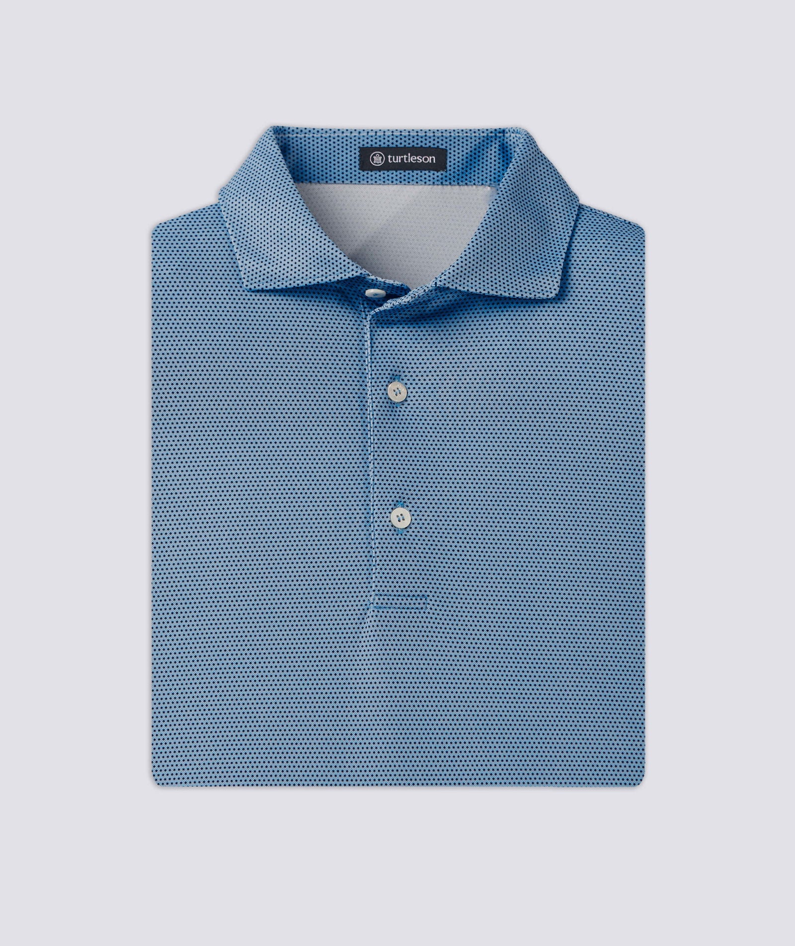 Cyrus Dot Pique Performance Polo - turtleson