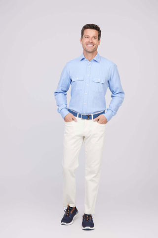 Dane Herringbone Work Shirt - turtleson