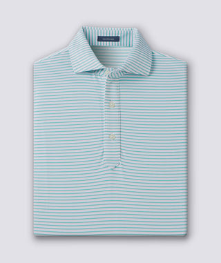 Dean Stripe Performance Polo - turtleson