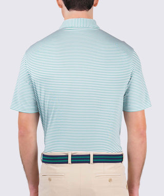 Dean Stripe Performance Polo - turtleson