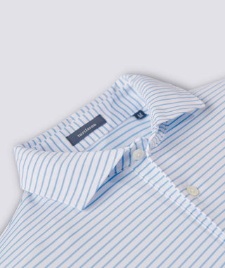 Dylan Stripe Performance Polo - turtleson