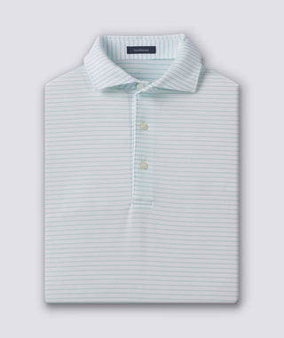 Dylan Stripe Performance Polo - turtleson