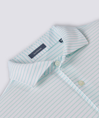 Dylan Stripe Performance Polo - turtleson