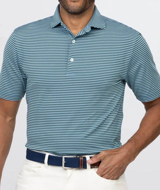 Edward Stripe Performance Polo - Seasonal - turtleson