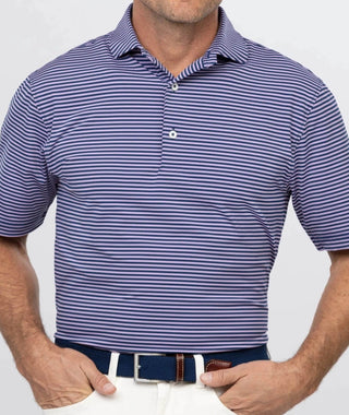 Edward Stripe Performance Polo - Seasonal - turtleson