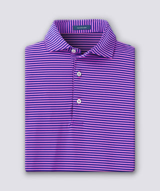 Edward Stripe Performance Polo - Seasonal - turtleson