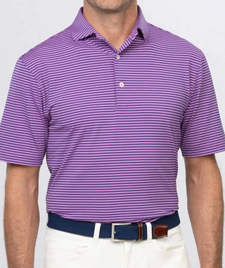 Edward Stripe Performance Polo - Seasonal - turtleson