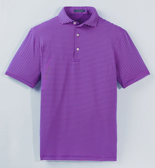 Edward Stripe Performance Polo - Seasonal - turtleson