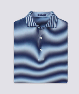 Edward Stripe Performance Polo - turtleson