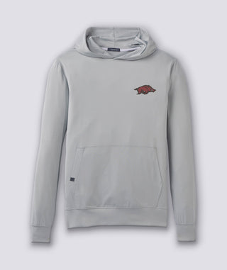 Eli Solid Performance Hoodie - University of Arkansas - turtleson