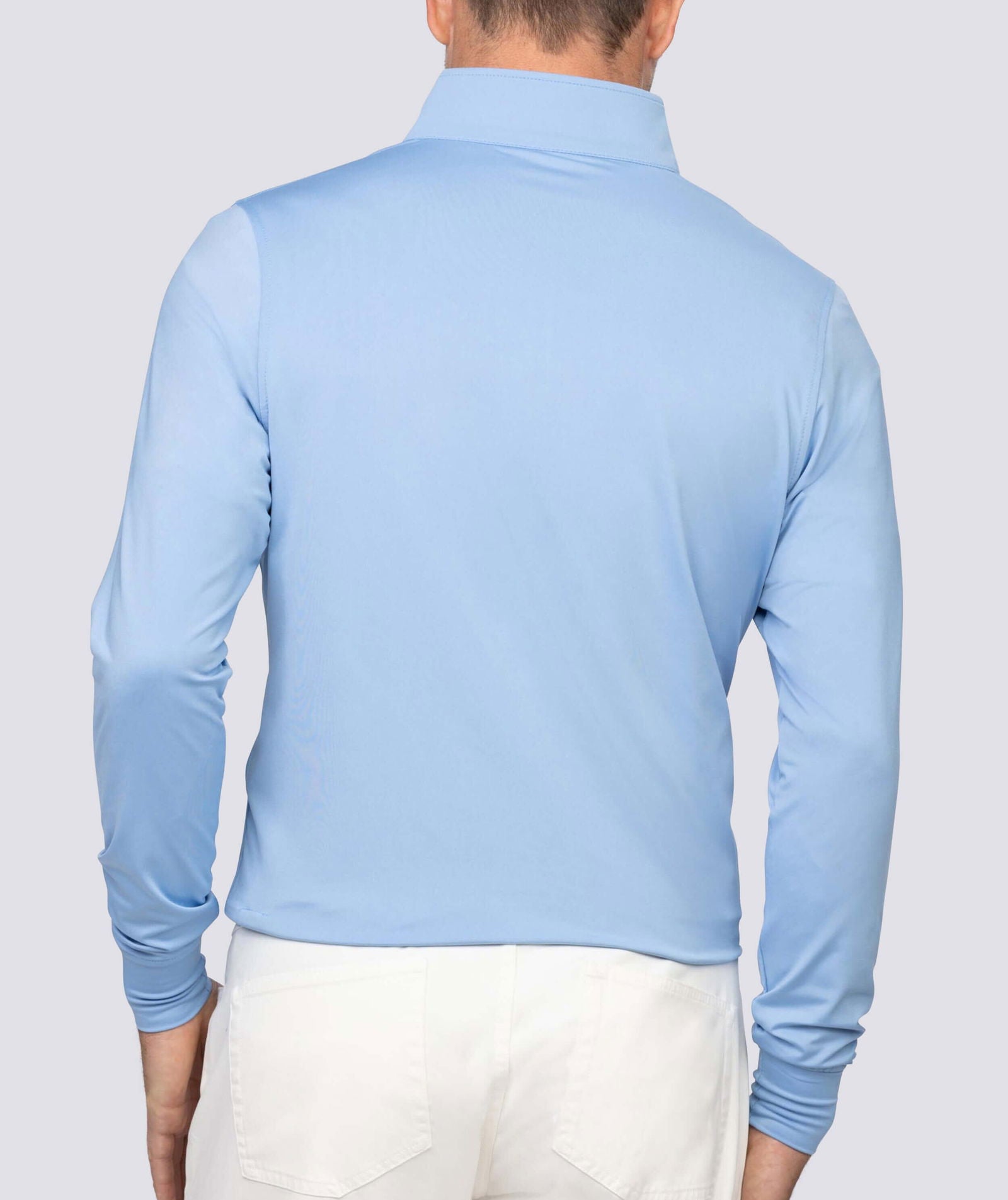 Eli Solid Performance Quarter-Zip Pullover - turtleson