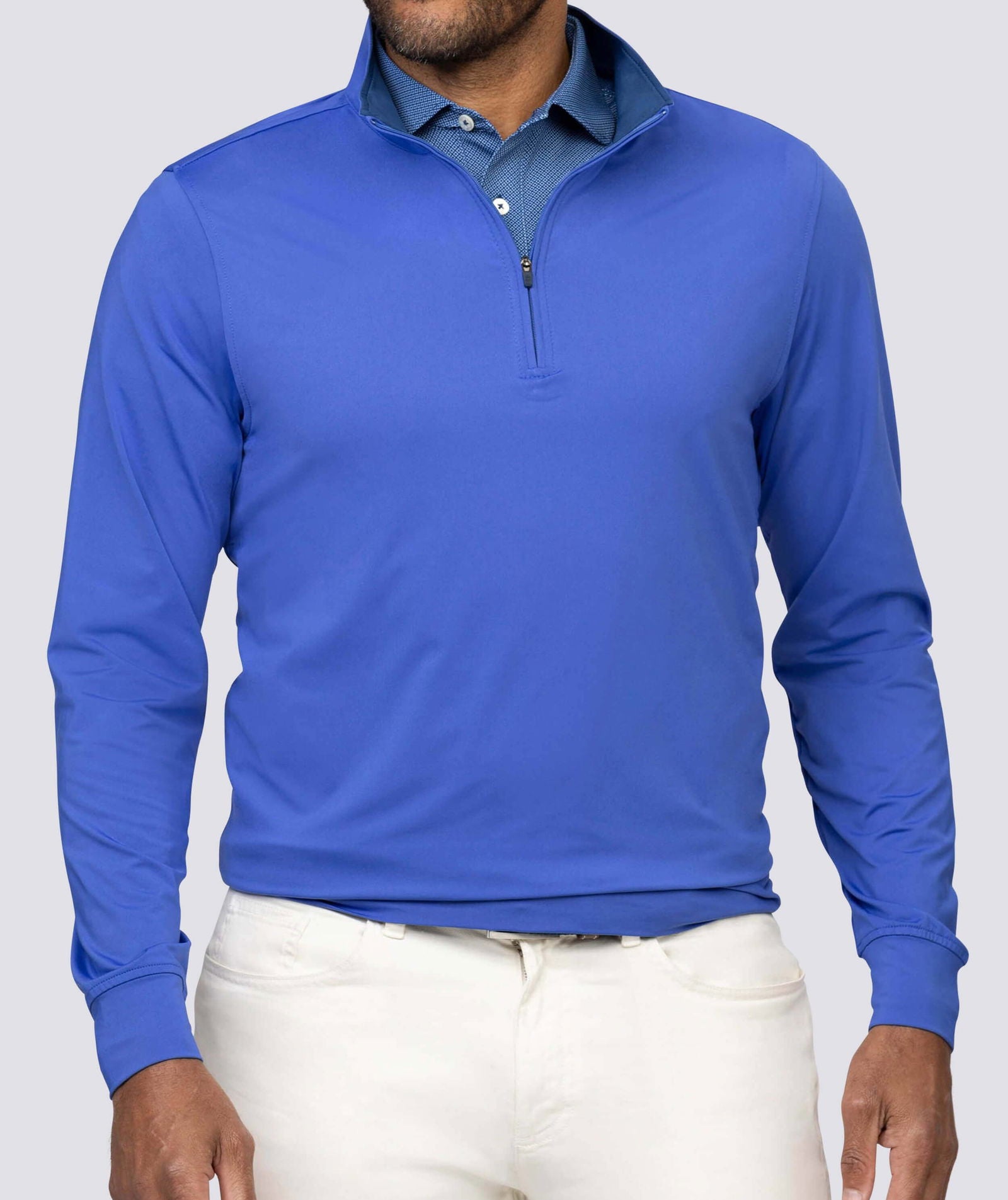 Eli Solid Performance Quarter-Zip Pullover - turtleson