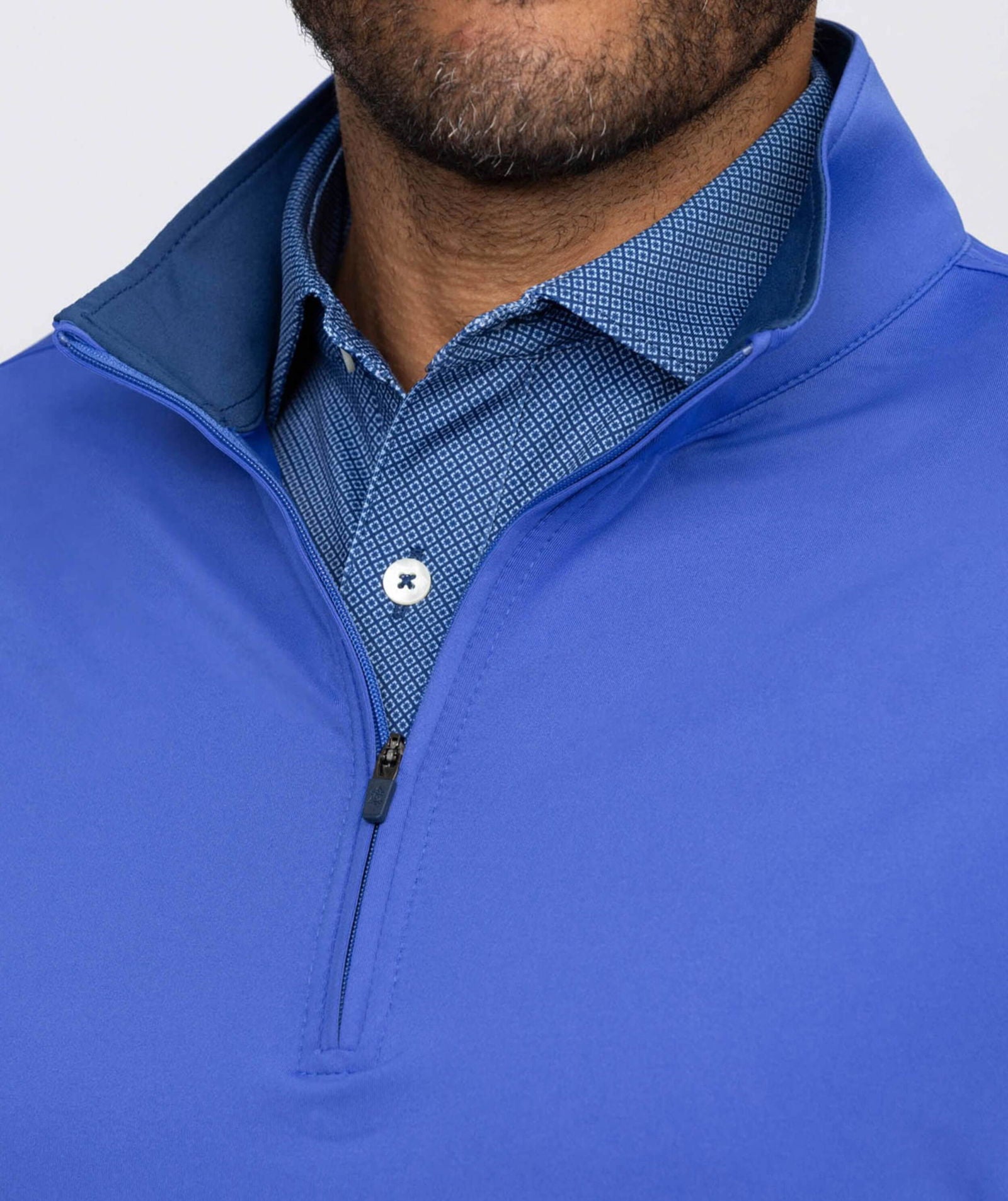 Eli Solid Performance Quarter-Zip Pullover - turtleson