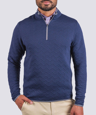 Erwin Quilted Quarter-Zip Pullover - turtleson