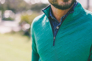 Erwin Quilted Quarter-Zip Pullover - turtleson