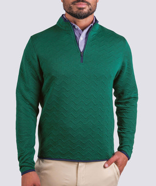 Erwin Quilted Quarter-Zip Pullover - turtleson