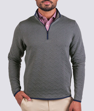 Erwin Quilted Quarter-Zip Pullover - turtleson