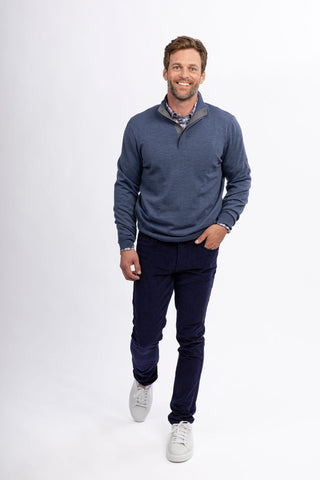 Desmond Quarter Button Sweater