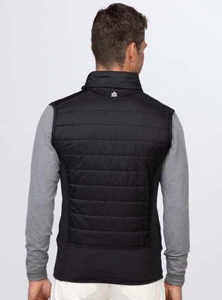 Fusion Quilted Vest - Back - Turtleson -Black
