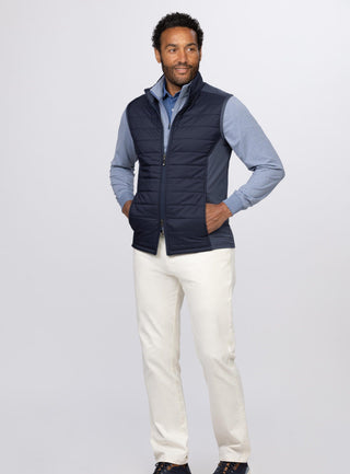 Fusion Quilted Vest Turtleson - Layered -Ink