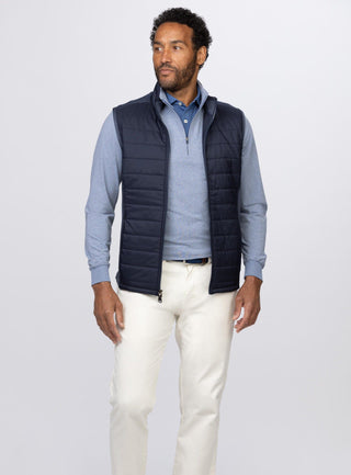 Fusion Quilted Vest - layered - Turtleson -Ink