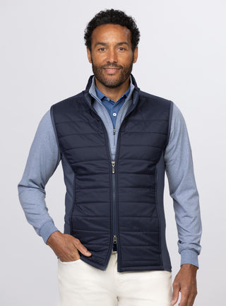 Fusion Quilted Vest Zipper - Turtleson -Ink