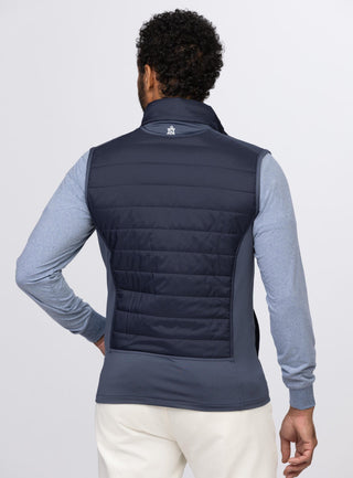 Fusion Quilted Vest Back Layered - Turtleson -Ink