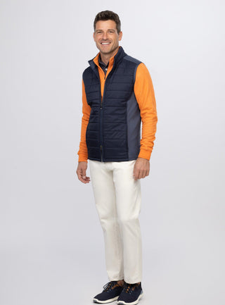 Fusion Quilted Vest Layered option - Turtleson -Ink