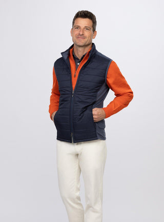 Fusion Quilted Vest Layered pockets - Turtleson -Ink