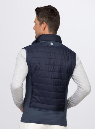 Fusion Quilted Vest Back pockets Turtleson -Ink