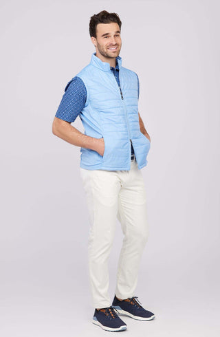 Fusion Quilted Vest Pockets - Turtleson -Luxe Blue