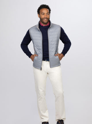 Fusion Quilted Vest Pockets - Turtleson -Luxe Blue
