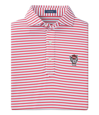 Gus Stripe Polo - NC State Wolfpack