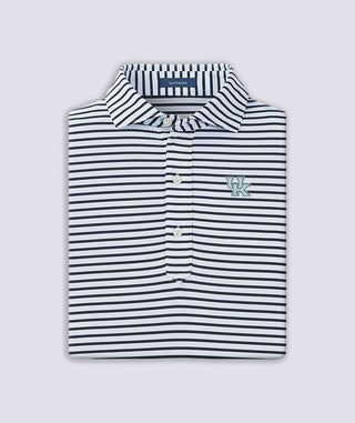 Gus Stripe Performance Polo - University of Kentucky - turtleson