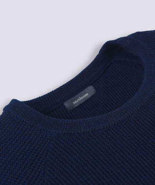 Heath Waffle Knit Crewneck Sweater - turtleson