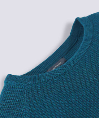 Heath Waffle Knit Crewneck Sweater - turtleson