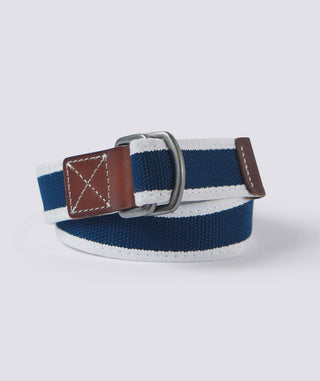 Heritage Stripe Canvas Belt - turtleson