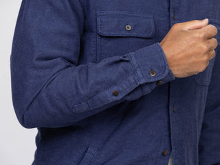 Holden Men's Shirt Jacket - Sleeve - Turtleson -Navy