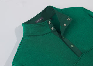 Hunter Snap Men's Pullover - Collar - Turtleson -Evergreen