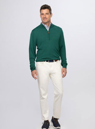 Italian Merino Quarter-Zip Sweater - Seasonal - turtleson