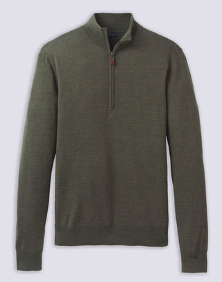 Italian Merino Quarter-Zip Sweater - turtleson