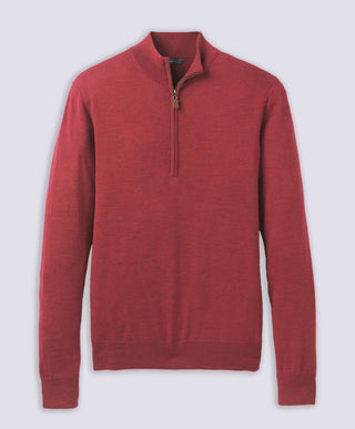 Italian Merino Quarter-Zip Sweater - turtleson