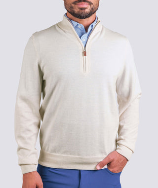 Italian Merino Quarter-Zip Sweater - turtleson