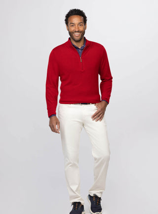 Italian Merino Quarter-Zip Sweater - turtleson