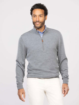 Italian Merino Quarter-Zip Sweater - turtleson