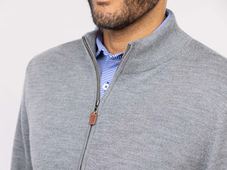 Italian Merino Quarter-Zip Sweater - turtleson