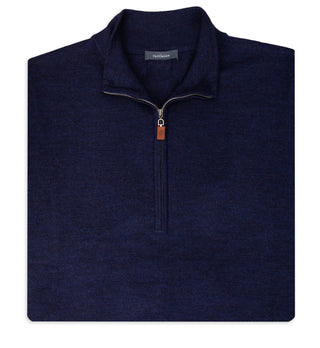 Italian Merino Quarter-Zip Vest - turtleson